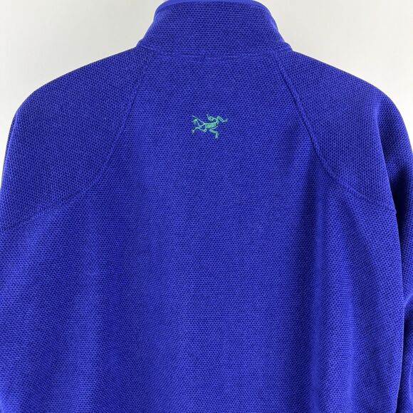 ARC'TERYX Polartec Strato Full Zip Jacket Mens XXL Purple Blue Polartec Fleece - Picture 9 of 16